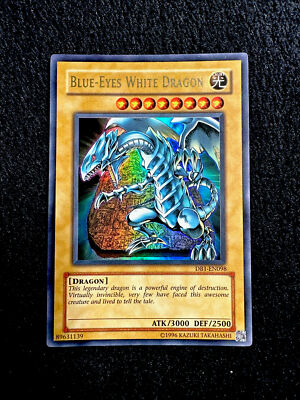 🔥 YUGIOH • BLUE-EYES WHITE DRAGON • DB1-EN098 • ULTRA RARE • VLP 🔥-image