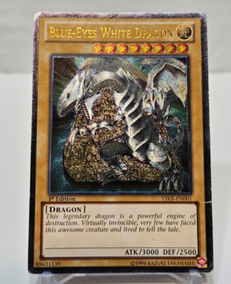Ultimate Rare Blue-Eyes White Dragon YSKR-EN001 1st Edition Yugioh 6262-image