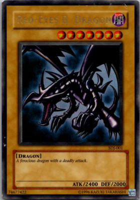 2003 Starter Deck: Joey #SDJ-001 Red-Eyes B. Dragon *Corner Damage Unlimited-image