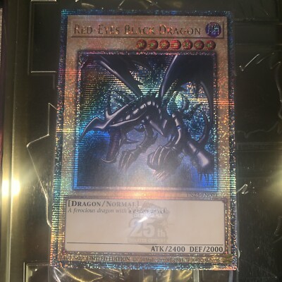 RED EYES BLACK DRAGON SEALED TN23-EN003 PROMO QUARTER CENTURY YuGiOh-image