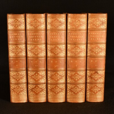 1856-1859 5vol A History of British Birds & A History of British Fishes by Wi...-image