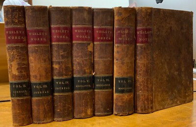1853 The Works of the Rev. John Wesley, A.M. - Seven Volume Set-image