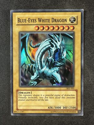 Yu-Gi-Oh TCG SKE-001 Blue-Eyes White Dragon Normal Unlimited Super Rare HP-image