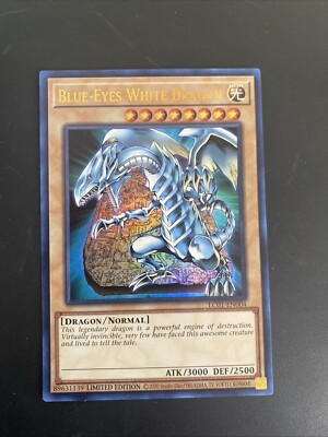 Yugioh Blue-Eyes White Dragon LC01-EN004 Ultra Rare Limited Edition NM-image
