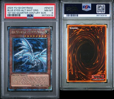 2024 Yu-Gi-Oh! Blue-Eyes Alternative White Dragon MINT PSA8 - 25th Anniversary-image