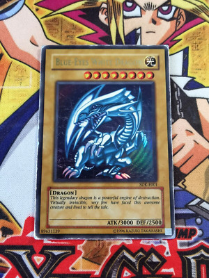Blue-Eyes White Dragon sdk-e001 Unltd Ed (HP) Ultra Rare Yu-Gi-Oh! 4-image