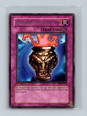 Dragon Capture Jar LOB-045 The Legend of Blue Eyes White Dragon 1st Edition-image
