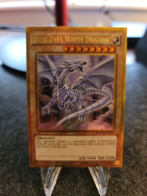 YUGIOH BLUE-EYES WHITE DRAGON MVP1-ENGV4 GOLD NM-image