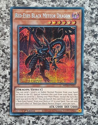 Yugioh 25th Anniversary Tin Dueling Mirrors MP24 Prismatic Secret Rare MINT 10-image