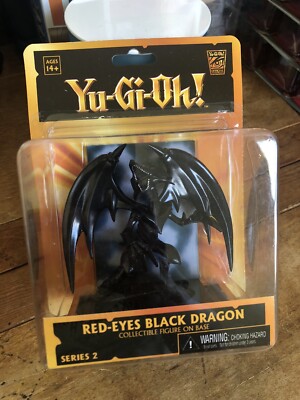 Brand New Sealed Yugioh Official Red Eyes Black Dragon Neca Series 2 Rare 1996-image