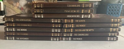 Time Life Books The Old West Complete 13 Volume Set Leather Good Condition-image