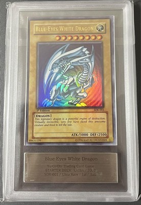 Yu-Gi-Oh yugioh Blue-Eyes White Dragon SDK 1st Edition ARS8-image