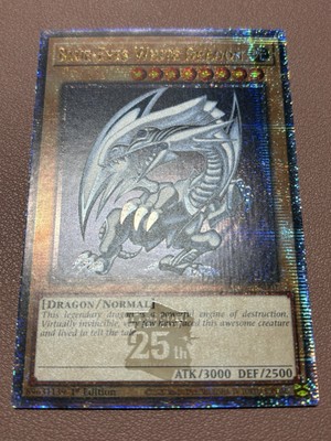 Blue-Eyes White Dragon MP-24 EN001 Quarter Secret Rare NM-image