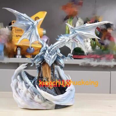 35cm YU-GI-OH! Blue-Eyes White Dragon PVC Figure Statue Model Collectible-image