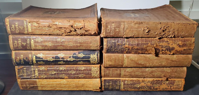 Walter J. Black Leather-Bound The Works Of Book Collection Of 10 Genuine Leather-image