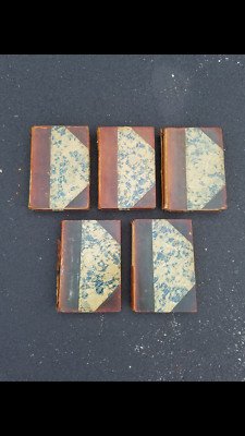 SET OF 5 SIR WALTER SCOTT THE TALISMAN MONASTERY GUY MANNERING LIMITED EDITION-image