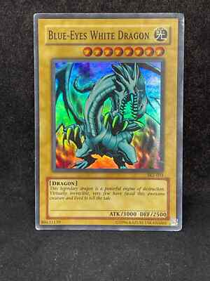 Blue-Eyes White Dragon SKE-001 Starter Deck Kaiba Evolution Unlimited MP-image