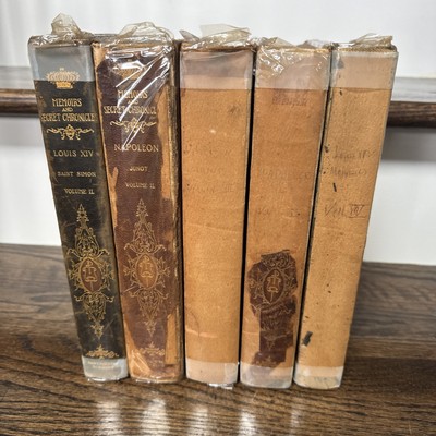 Memoirs And Secret Chronicles Lot Of 5 (SEE DESCRIPT) Napoleon, Louis XI, Junot-image