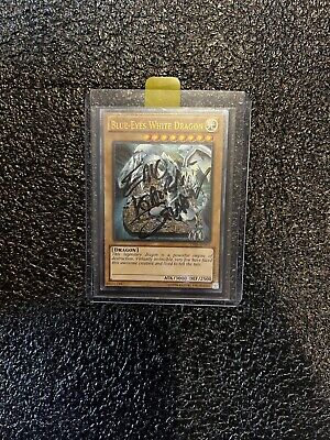 Yu-Gi-Oh Holographic Blue-Eyes White Dragon Signed by Eric 