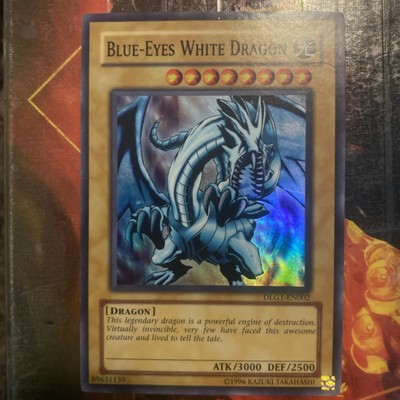 Yugioh- Blue- Eyes White Dragon  -DLG1-EN002 - Dark Legends -image