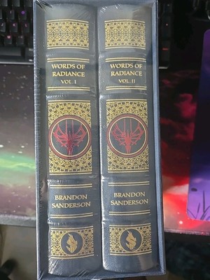 Words of Radiance 2-Vol Signed Leatherbound + Willshaper Swag - SEALED-image