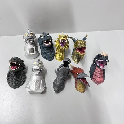 Godzilla Monster Head Magnet, Ichibankuji Japan, Used, No Damage-image