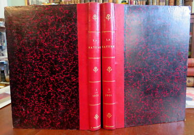 Scientific Review Arts France Inventions 1901 Illustrated 2 vol. leather set-image