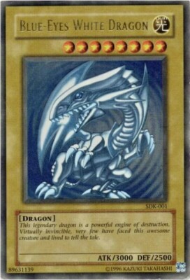 Blue-Eyes White Dragon (SDK-001) - Ultra Rare - Yugioh *FREE SHIPPING-image