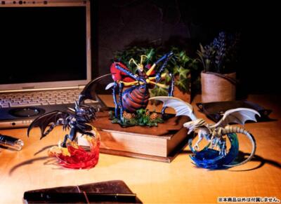 Yu-Gi-Oh Monsters Chronicle Figures Red-Eyes Black Dragon Blue-Eyes White Dragon-image
