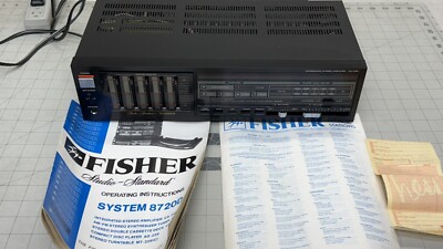 Vintage FISHER CA-229 STRREO AMPLIFIER MANUAL ORIGINAL RECEIPT WORK SOUND GREAT-image