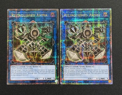2024 YUGIOH MP24 1ST ED QCR SECRET RARE RELINQUISHED ANIMA X2 NM-image
