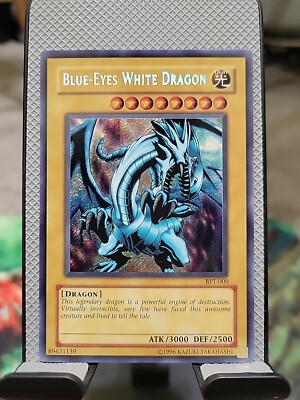 Yugioh Blue-Eyes White Dragon BPT-009 Secret Rare Limited Edition NM-/LP++-image
