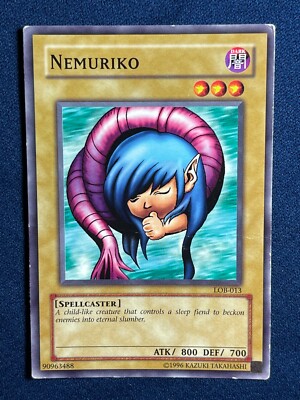 YUGIOH! LEGEND OF BLUE EYES WHITE DRAGON #LOB-013 NEMURIKO-image