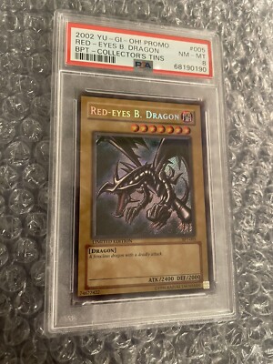 Yugioh Red Eyes Black Dragon BPT-005 Secret Rare PSA 8 NM-MT (Limited Edition)-image