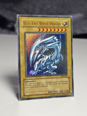 Blue-Eyes White Dragon SDK-001 LP Unlimited Edition Ultra Rare Yu-Gi-Oh-image