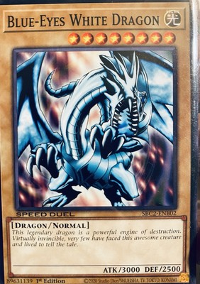 Blue-Eyes White Dragon LOB-EN001 Legend of Blue Eyes White Dragon -image