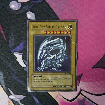 Yu-Gi-Oh! Blue-Eyes White Dragon SDK-001 2002 Unlimited Vintage MP - 0021-image