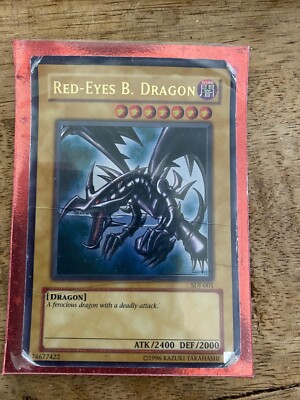 Red-Eyes Black Dragon SDJ-001. ULTRA Rare Yu-Gi-Oh! Starter Deck: Joey-image