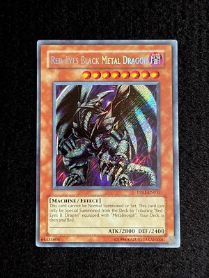 🔥YUGIOH • RED EYES BLACK METAL DRAGON • SECRET RARE • PP01-EN015 • NEAR MINT🔥-image