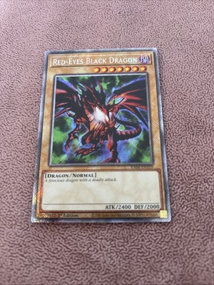 Red-Eyes Black Dragon (4th Art) (Platinum Secret Rare) RA04-EN109 Quarter...-image