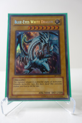 Yugioh: Blue-Eyes White Dragon - BPT-009 - Secret Rare - Unlimited - HP NM/Mint-image