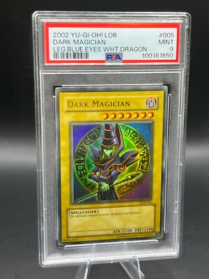 Dark Magician FADED LOB-005 The Legend of Blue Eyes White Dragon Unlimited-image
