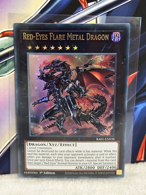 Yugioh Red-Eyes Flare Metal Dragon RA01-EN038 Ultra Rare 1st Edition-image