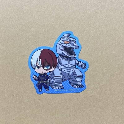 My Hero Academia Godzilla Collaboration Die Cut Sticker Todoroki-image