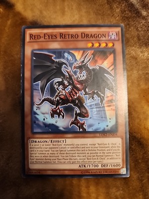 YUGIOH - Red-Eyes Retro Dragon - LDK2-ENJ04 - Common - 1st Edition - NM-image