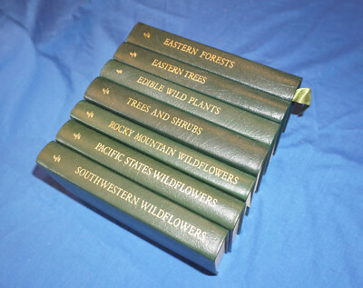 Set of 7 Excellent Easton Press Roger Tory Peterson Field Guides ~ Trees/Flowers-image