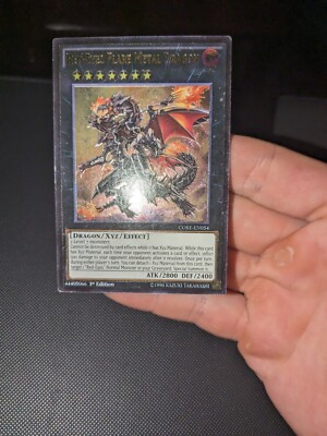 Yugioh Red-Eyes Flare Metal Dragon Ultimate Rare 1st Edition CORE-EN054 LP-image