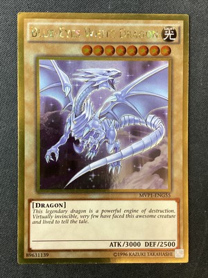 Yu-Gi-Oh TCG #MVP1-ENG55 Blue-Eyes White Dragon Gold Rare LP-image