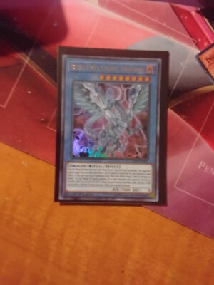 Blue-Eyes Chaos Dragon LED3-EN001 Legendary Duelists: White Dragon Abyss 1st...-image