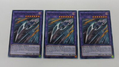 3x RED-EYES BLACK DRAGON SWORD DLCS-EN063 1ST EDITION  COMMON YUGIOH NM UNPLAYED-image